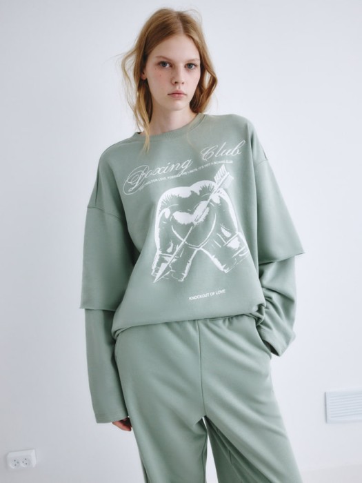 лонгслив с имитацией двухслойности из линейки  young 4680798760797 фотография