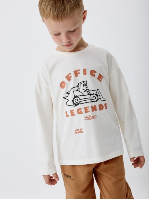 лонгслив с принтом для мальчиков 4680798557151 фотография