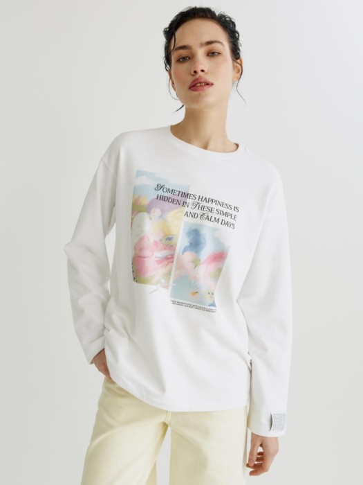 лонгслив с принтом из коллекции art people с адель левитовой 4610517773036 фотография