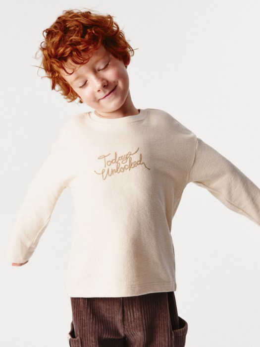 лонгслив с вышивкой для мальчиков 4680798723341 фотография