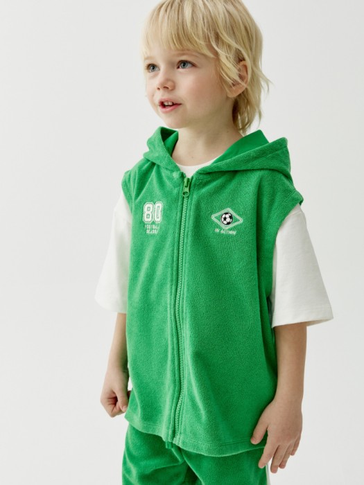 махровый жилет с капюшоном для мальчиков 4610517980700 фотография