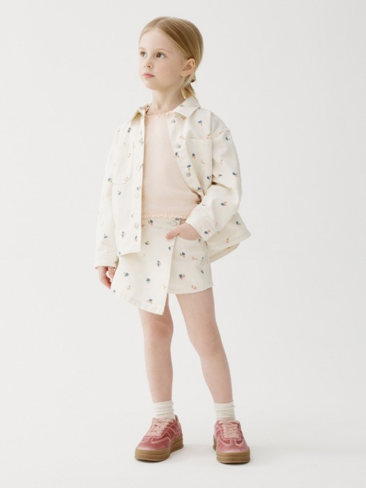 майка с оборками для девочек от бренда sela вид слева