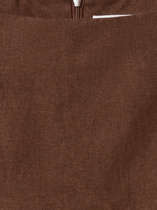 мини платье из смесового льна из хлопка спереди