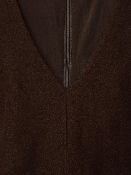 мини сарафан из трикотажа спереди