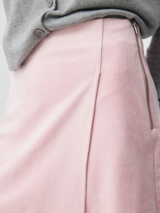 мини юбка-шорты из искусственной замши из россии вид сбоку