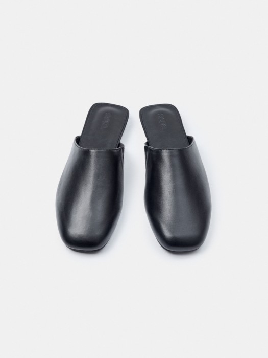 мюли из натуральной кожи от бренда sela вид слева