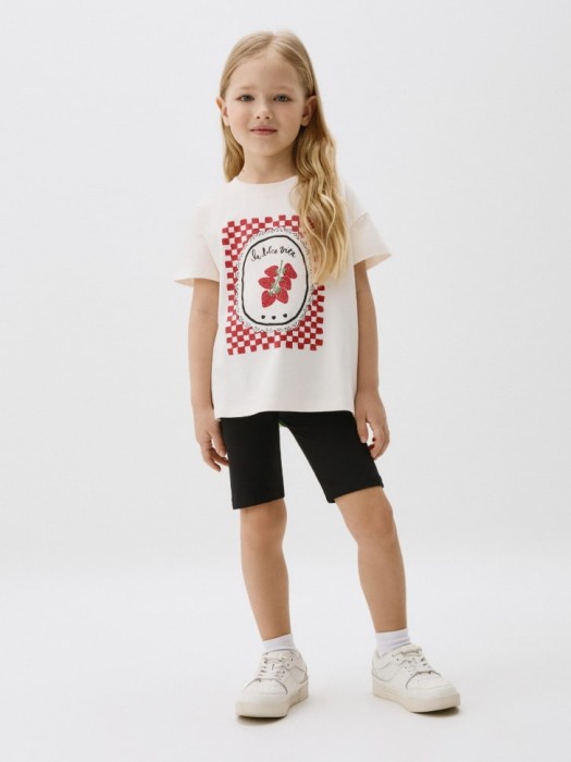 набор базовых велосипедок для девочек, 2 шт. от бренда sela вид слева