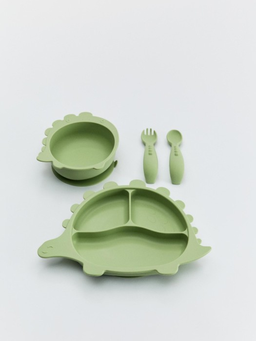 набор детской силиконовой посуды для кормления 4610517180612 фотография