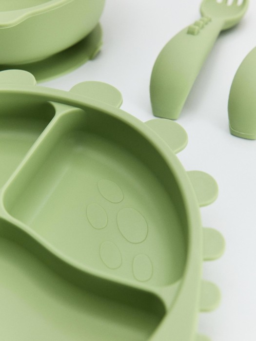 набор детской силиконовой посуды для кормления по цене 2599 руб вид справа
