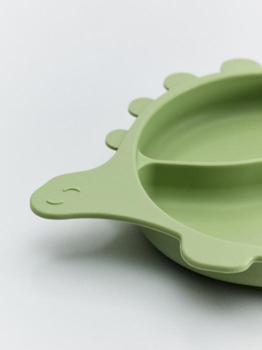 набор детской силиконовой посуды для кормления из россии вид сбоку