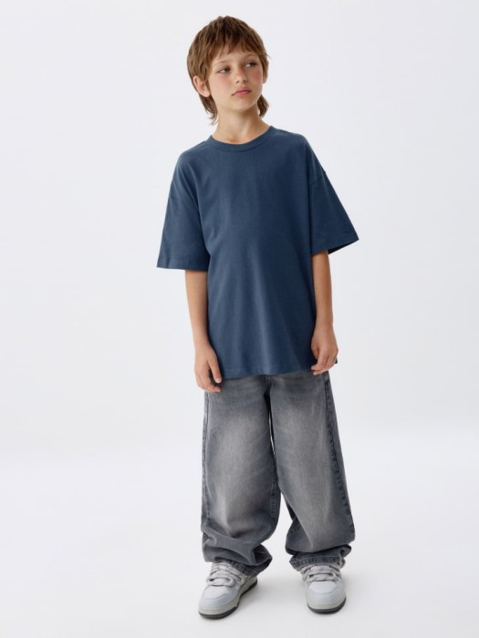 набор из 2 базовых футболок детских из россии вид сбоку