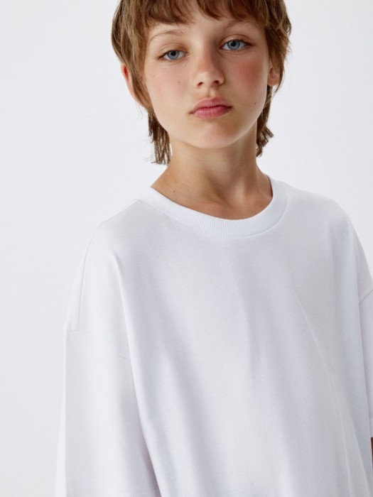 набор из 2 базовых футболок детских универсального стиля с лицевой стороны