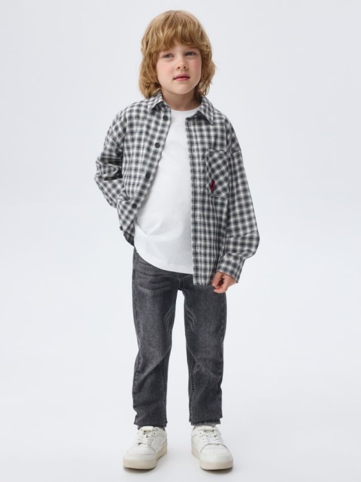 набор из 2 базовых футболок детских из россии вид сбоку