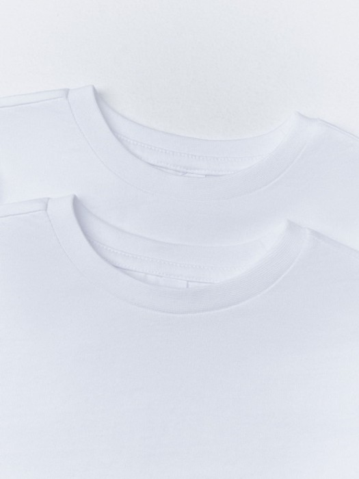 набор из 2 базовых футболок детских из хлопка спереди