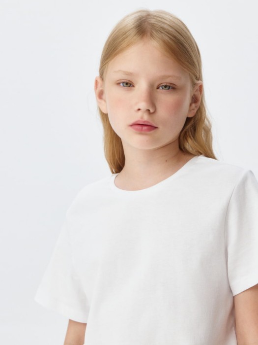 набор из 2 базовых футболок детских из хлопка спереди