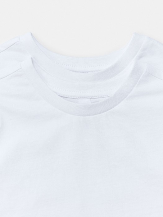 набор из 2 базовых футболок детских от бренда sela вид слева