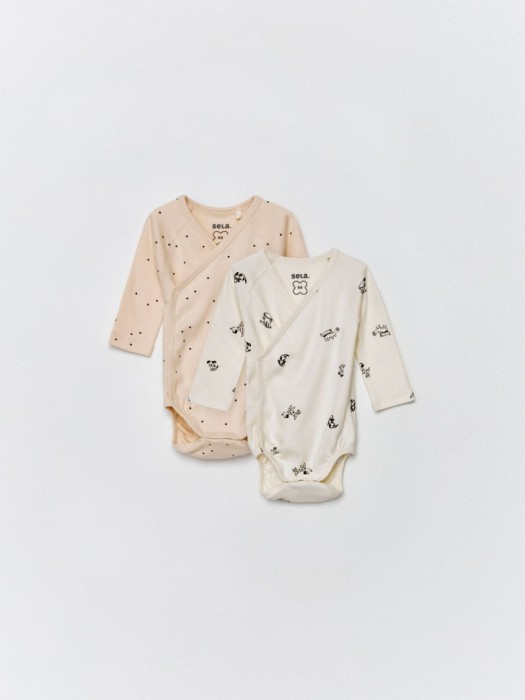 набор из 2 боди с длинным рукавом для малышей 4680798133898 фотография