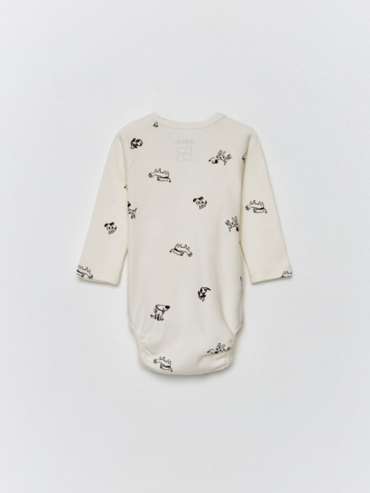 набор из 2 боди с длинным рукавом для малышей по цене 799 руб вид справа