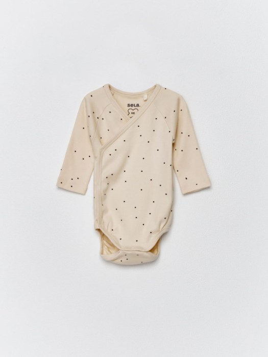 набор из 2 боди с длинным рукавом для малышей из россии вид сбоку