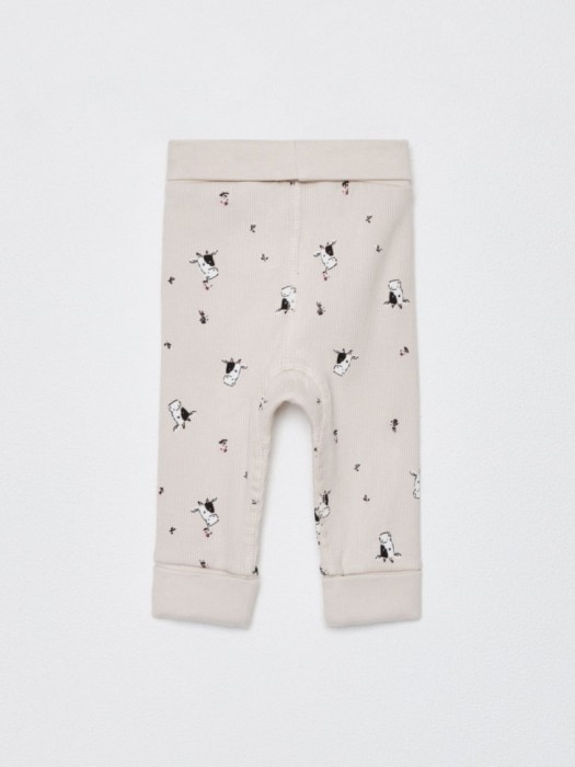 набор из 2 брюк для малышей из хлопка спереди