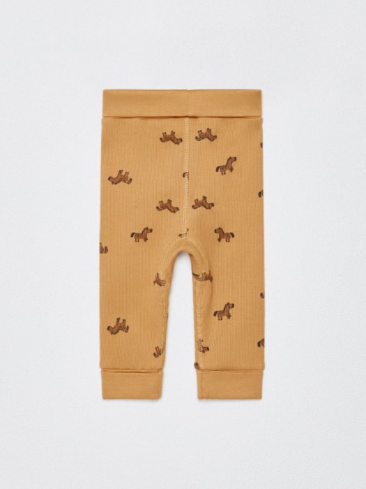 набор из 2 брюк для малышей из хлопка спереди