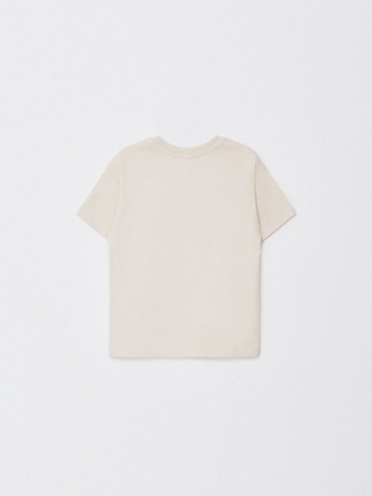 набор из 2 детских футболок универсального стиля с лицевой стороны