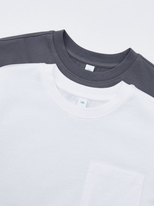 набор из 2 детских футболок от бренда sela вид слева