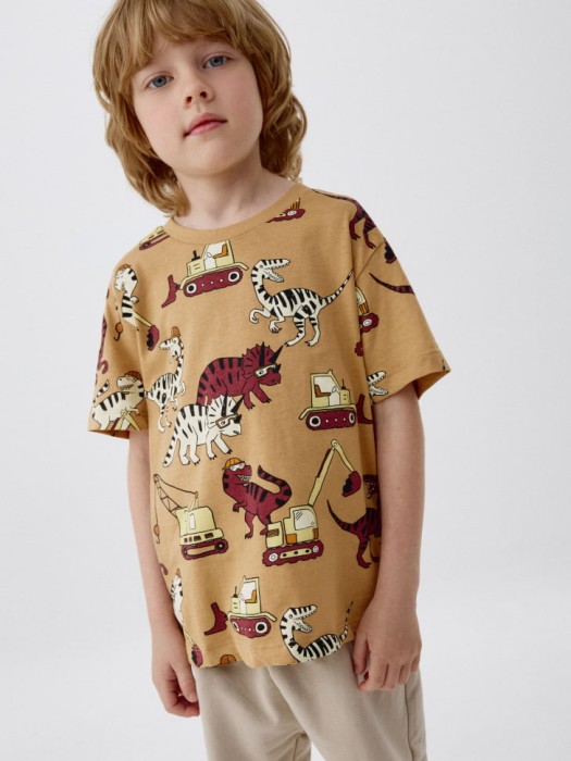 набор из 2 футболок для мальчиков от бренда sela вид слева