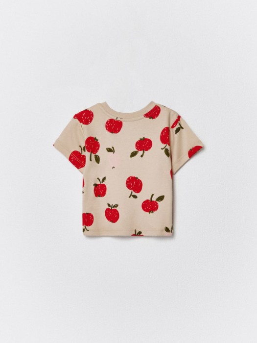 набор из 2 футболок для малышей из трикотажа спереди