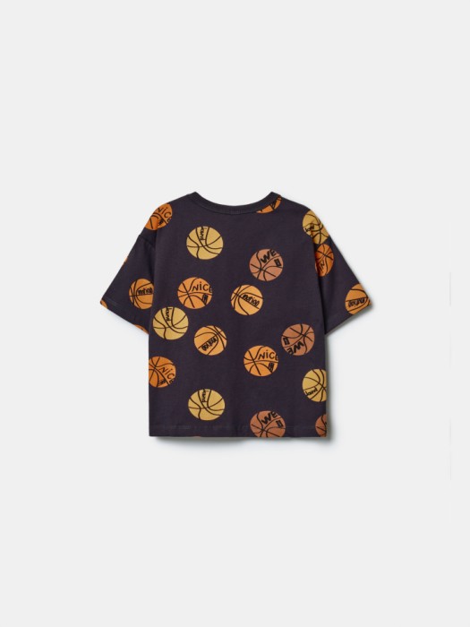 набор из 2 футболок с принтом для мальчиков из хлопка спереди