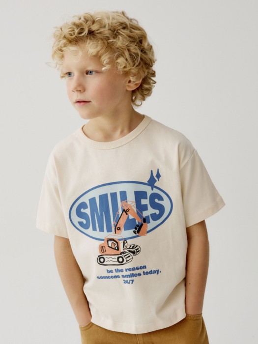 набор из 2 футболок с принтом для мальчиков от бренда sela вид слева