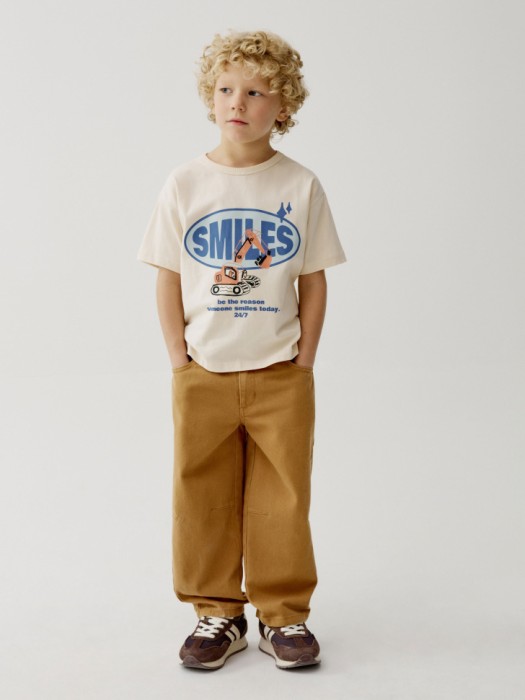 набор из 2 футболок с принтом для мальчиков универсального стиля с лицевой стороны