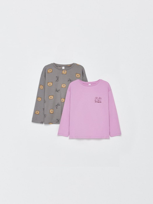 набор из 2 лонгсливов для девочек 4680798544212 фотография