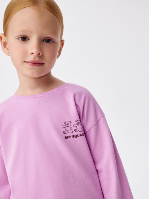 набор из 2 лонгсливов для девочек из россии вид сбоку