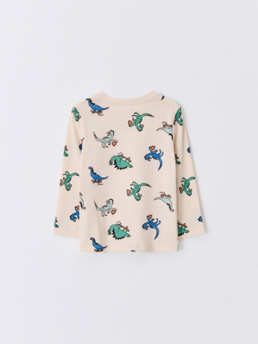 набор из 2 лонгсливов для мальчиков из хлопка спереди