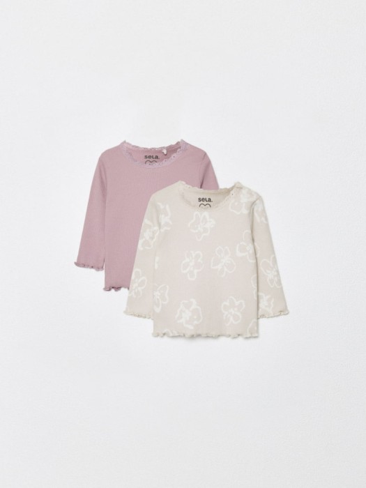 набор из 2 лонгсливов для малышей 4680798375618 фотография