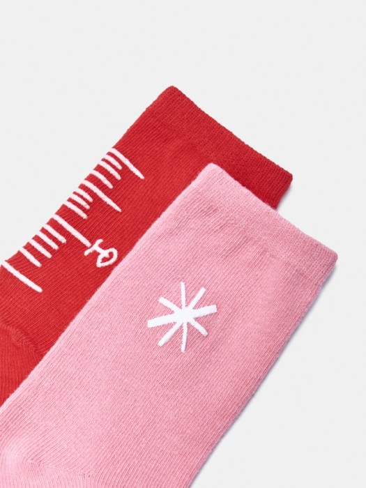 набор из 2 пар детских носков из коллекции art people от бренда sela вид слева