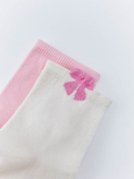 набор из 2 пар носков для девочек от бренда sela вид слева