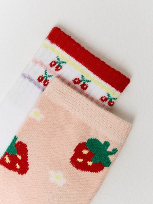 набор из 2 пар носков для девочек от бренда sela вид слева