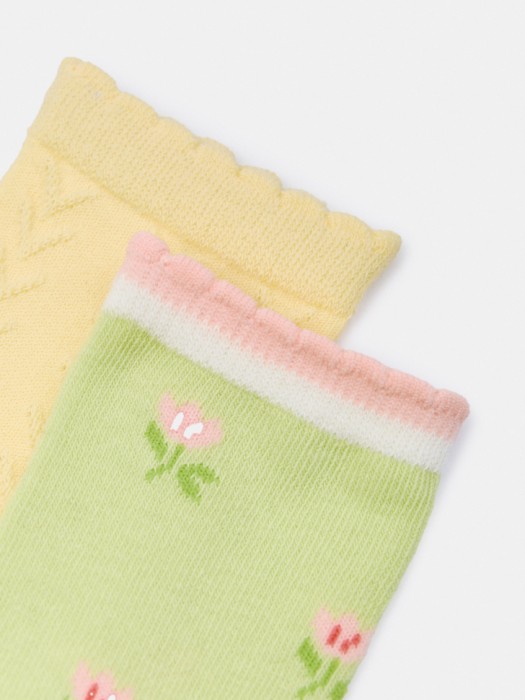 набор из 2 пар носков для девочек от бренда sela вид слева