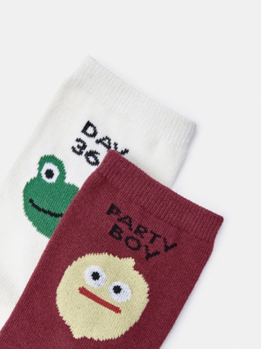 набор из 2 пар носков для мальчиков от бренда sela вид слева
