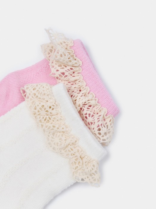 набор из 2 пар носков для малышей от бренда sela вид слева