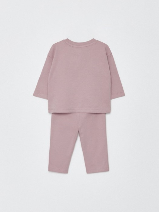 набор из 2 пижам для малышей из трикотажа спереди
