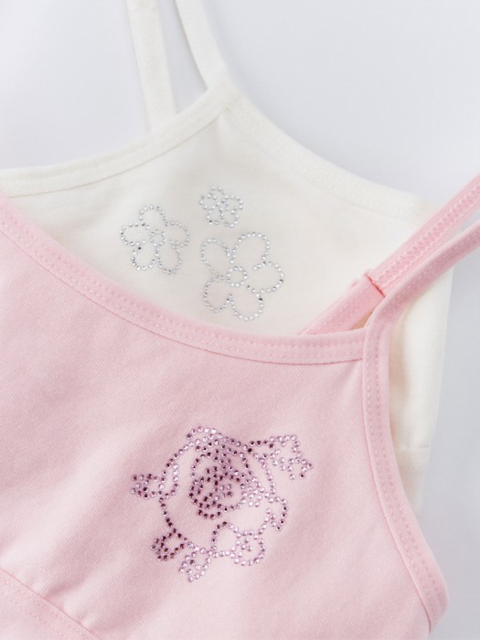 набор из 2 топов для девочек  х смешарики от бренда sela вид слева