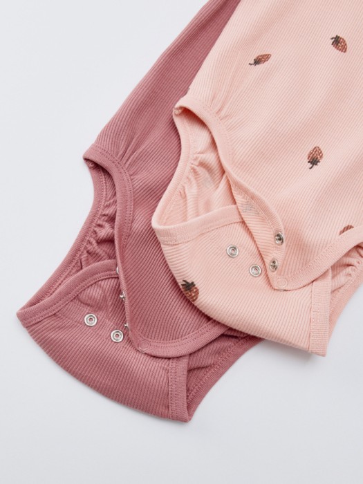 набор из 2 трикотажных боди с длинным рукавом для малышей по цене 1499 руб вид справа