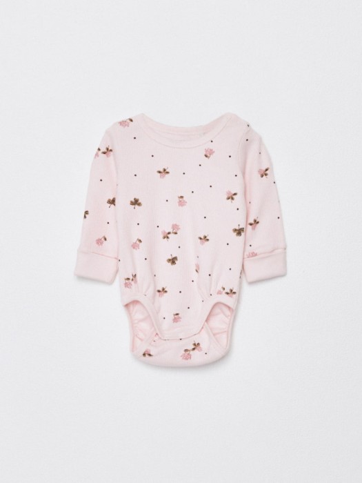 набор из 2 трикотажных боди с длинным рукавом для малышей универсального стиля с лицевой стороны