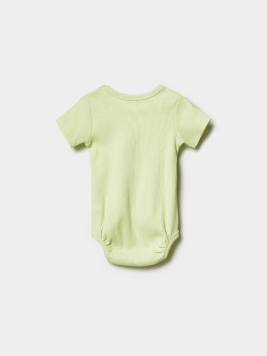 набор из 2 трикотажных боди с коротким рукавом для малышей универсального стиля с лицевой стороны