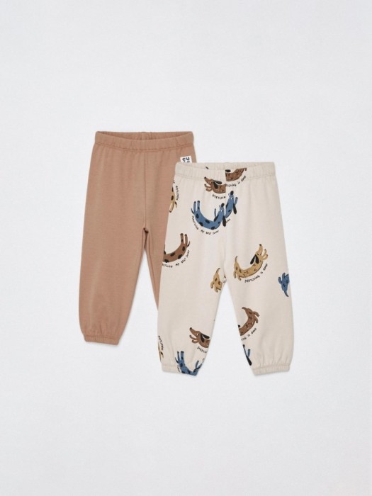набор из 2 трикотажных джоггеров для малышей 4680798175881 фотография