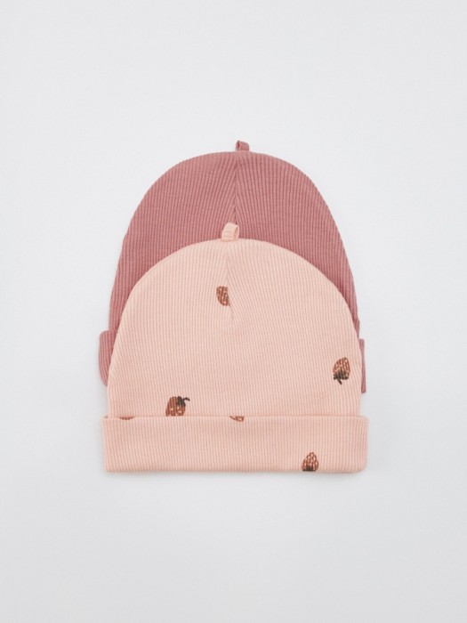 набор из 2 трикотажных шапок для малышей 4680798765761 фотография