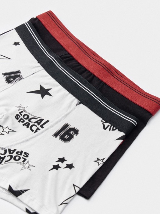 набор из 2 трусов-боксеров для мальчиков от бренда sela вид слева